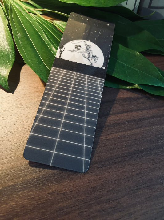 Retro Moon Rodeo Bookmark