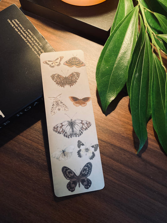 Vintage Butterfly & Moth Bookmark