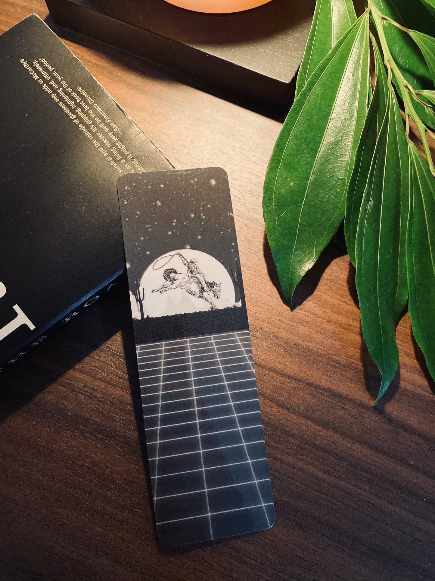 Retro Moon Rodeo Bookmark