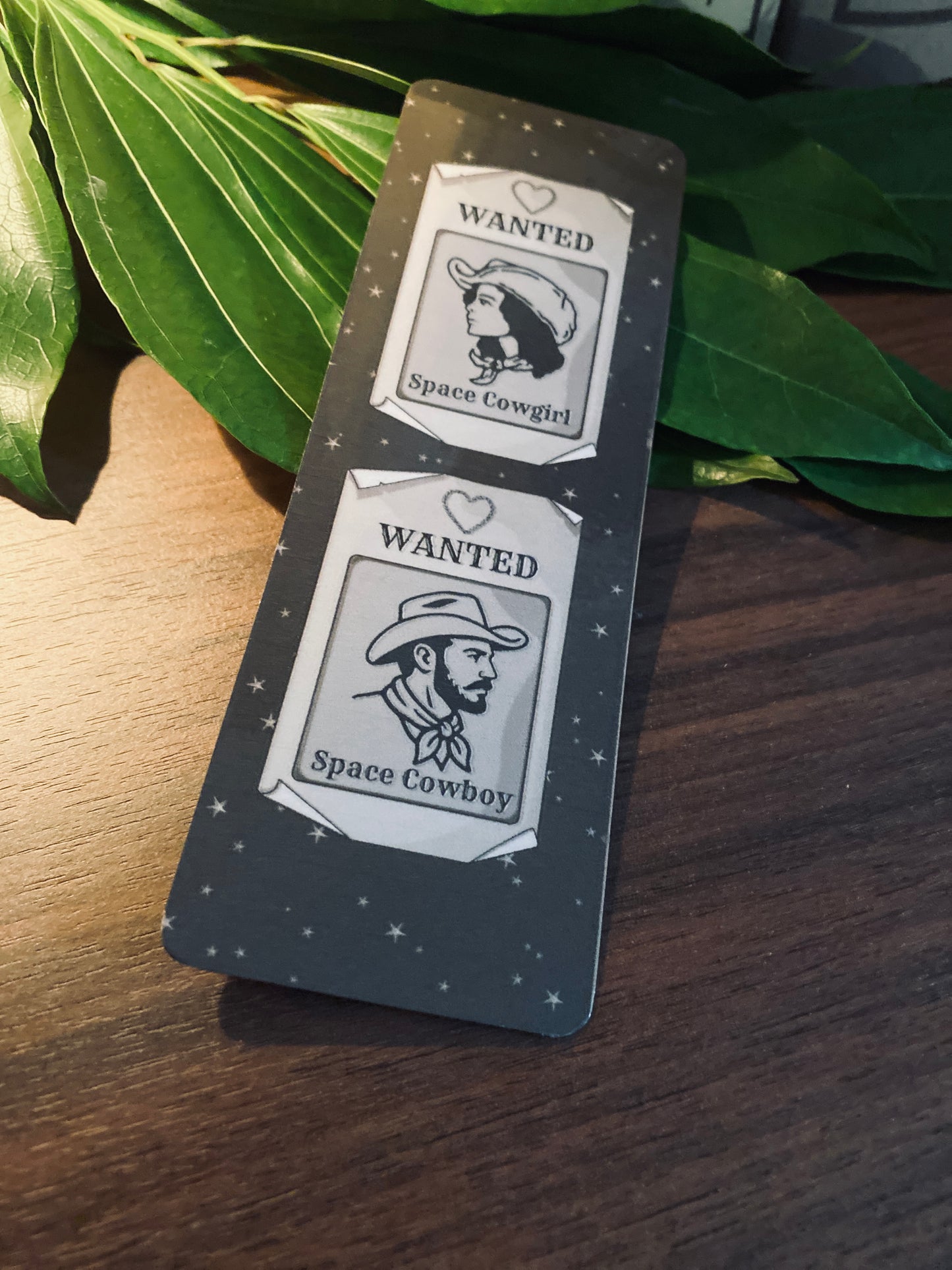 “Wanted: Space Cowboy & Space Cowgirl” Bookmark