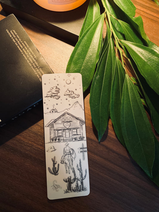 Space Cowboy Desert Bookmark